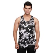 Omtex Sublimated Gym Tank,  Camo Grey  Large 