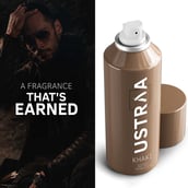 2 - Ustraa Deodorant Body Spray for Men, 150 ml Khaki