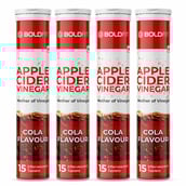 1 - Boldfit Apple Cider Vinegar,  15 tablet(s)  Cola (Pack of 4) 