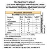 NourishVitals Red Wine Vinegar,  0.500 L  Unflavoured 