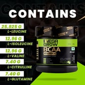 3 - Megagrow BCAA Advance, 0.88 lb 29 Servings Green Apple