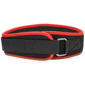 6 - MuscleXP Gym Nylon Padded Weightlifting Belt,  Black  Small 