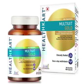 HealthKart Multivit Gold Unflavoured 90 capsules - Pack of 2