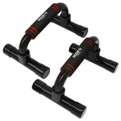1 - Love4ride Push Up Bars Stand with Foam Grip Handle, Black Free Size
