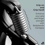 4 - Bodyband Adjustable Hand Grip Strengthener,  Black Orange 