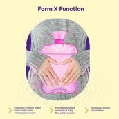 5 - Careforce Hot Water Bag Pink,  1 Piece(s)/Pack 