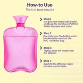 2 - Careforce Hot Water Bag Pink,  1 Piece(s)/Pack 