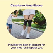 8 - Careforce Knee Cap for Men,  Black  Medium 