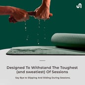 5 - Bodyband TPE Yoga Mat, Aqua Blue-Pink 6 mm