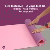 5 - Bodyband TPE Yoga Mat,  Pink-Purple  6 mm 
