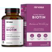 3 - Nirvasa Plant-Based Biotin,  60 tablet(s)  Unflavoured (Pack of 2) 