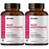 1 - Nirvasa Daily Multivitamin, 60 tablet(s) Unflavoured (Pack of 2)