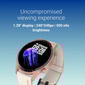 Noise Fit Core 2 Buzz Smartwatch,  Rose Pink  Free Size 