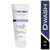 2 - Dwash Moisturising Facial Wash,  70 ml  for Dry Skin (Pack of 3) 