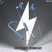 2 - Syska NB072 Wireless Bluetooth Headset,  Blue 