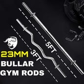 6 - BULLAR 30 kg Cast Iron Home Gym Set