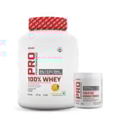 GNC Pro Performance 100% Whey 4 lb & Creatine Monohydrate 0.55 lb Combo,  2 Piece(s)/Pack  Mango Smoothie & Unflavoured 