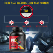 9 - MuscleBlaze Super Gainer Black,  4.4 lb  Mocha Might 