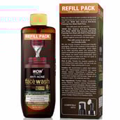 2 - WOW Skin Science Anti-Acne Foaming Face Wash, 200 ml for Acne-Prone Skin (Refill Pack)