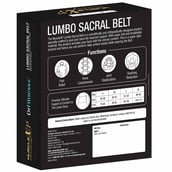 10 - MuscleXP Lumbo Sacral Belt,  Grey  Medium 