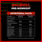 7 - Big Bull Pre Workout,  0.56 lb  Green Apple 