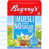 1 - Bagrrys Crunchy Muesli No Added Sugar,  400 g  (Diet Muesli) 