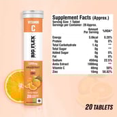 7 - Big Flex Vitamin-C,  20 tablet(s)  Orange & Lemon (Pack of 6) 