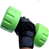 5 - Love4ride Workout Gym Gloves with Wrist Support Band, Black Free Size