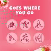 9 - MuscleBlaze 18g Protein Shake (No Added Sugar) OP,  6 Piece(s)/Pack  Strawberry Cream 