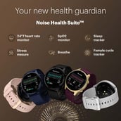 4 - Noise Fit Twist Smart Watch,  Jet Black 