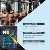6 - MuscleBlaze Whey Protein, 2.2 lb Cafe Mocha