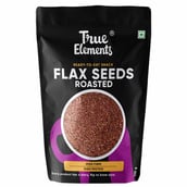 True Elements Roasted Flax Seeds,  Unflavoured  0.125 kg 