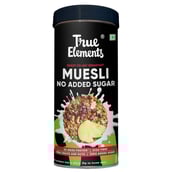 True Elements No Added Sugar Muesli,  400 g  Unflavoured 