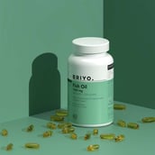 4 - Briyo Fish Oil 1000mg,  60 softgels 