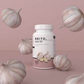 3 - Briyo Garlic Oil,  60 softgels 