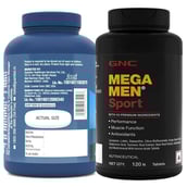 8 - GNC Triple Strength Fish Oil & Mega Men Sport Multivitamin,  2 Piece(s)/Pack 