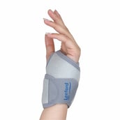 1 - Leeford Wrist Band with Thumb Support,  Grey  Free Size 