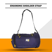 4 - MuscleBlaze Hybrid Gym Bag (UNLEASH THE ZIDD),  Blue