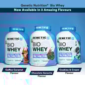 1 - Genetic Nutrition Bio Whey,  2.2 lb  Cookies and Cream 