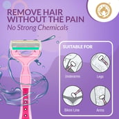 4 - Mom & World ShaveRush 4 Blade Full Body Razor, 1 Piece(s)/Pack Advance Nano Coating