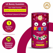 4 - Mom & World Kidsy Immunity, 30 gummies Strawberry (Pack of 2)