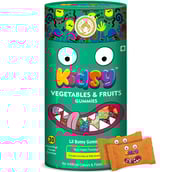 1 - Mom & World Kidsy Vegetables & Fruits,  30 gummies  Mixed Fruit 