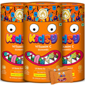1 - Mom & World Kidsy Vitamin C,  30 gummies  Orange (Pack of 3) 