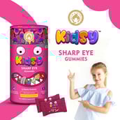 3 - Mom & World Kidsy Sharp Eye - Strawberry (Pack of 2), 30 gummies