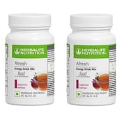 Herbalife Afresh Energy Drink Mix (Pack of 2),  0.5 kg  Kashmiri Kahwa 