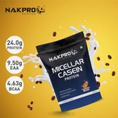 4 - Nakpro Micellar Casein Protein,  2.2 lb  Coffee 