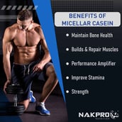 5 - Nakpro Micellar Casein Protein,  2.2 lb  Banana 