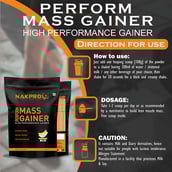 5 - Nakpro Perform Mass Gainer,  2.2 lb  Mango (Pack of 5) 