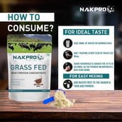 5 - Nakpro Grass Fed Whey Protein Concentrate,  2.2 lb  Chocolate 