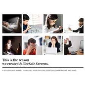 3 - StillerSafe Tempered Glass for iPhone 13 & 13 Pro,  Transparent 